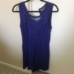 Royal blue romper